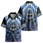 Aotearoa Ngaruahine Personalised Kid Hawaiian Shirt Maori Iwi Poutama Puhoro Tattoo