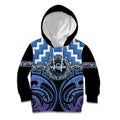 Aotearoa Ngaruahine Personalised Kid Hoodie Maori Iwi Poutama Puhoro Tattoo