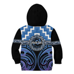 Aotearoa Ngaruahine Personalised Kid Hoodie Maori Iwi Poutama Puhoro Tattoo
