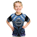 Aotearoa Ngaruahine Personalised Kid T Shirt Maori Iwi Poutama Puhoro Tattoo