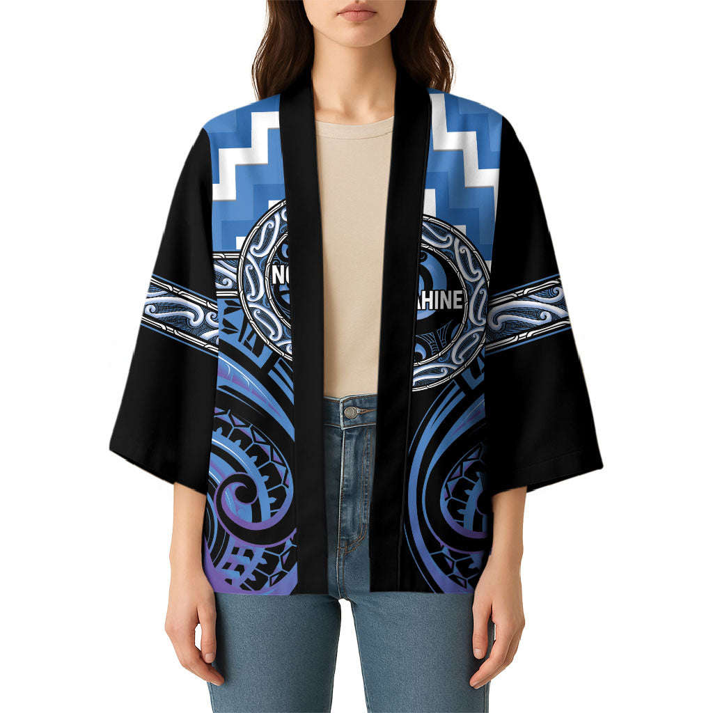 Aotearoa Ngaruahine Personalised Kimono Maori Iwi Poutama Puhoro Tattoo