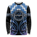 Aotearoa Ngaruahine Personalised Long Sleeve Shirt Maori Iwi Poutama Puhoro Tattoo