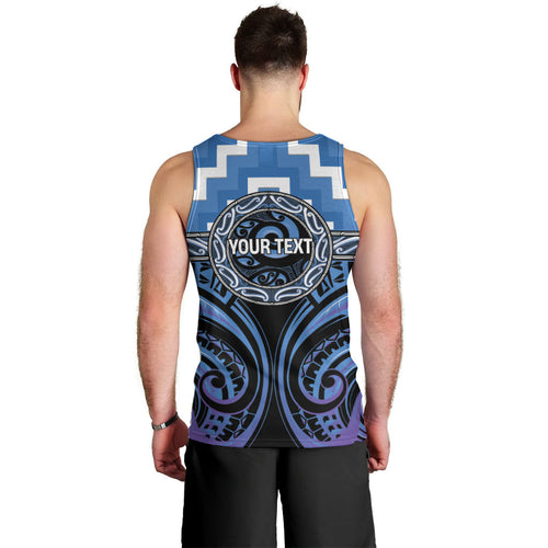 Aotearoa Ngaruahine Personalised Men Tank Top Maori Iwi Poutama Puhoro Tattoo