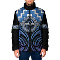 Aotearoa Ngaruahine Personalised Padded Jacket Maori Iwi Poutama Puhoro Tattoo