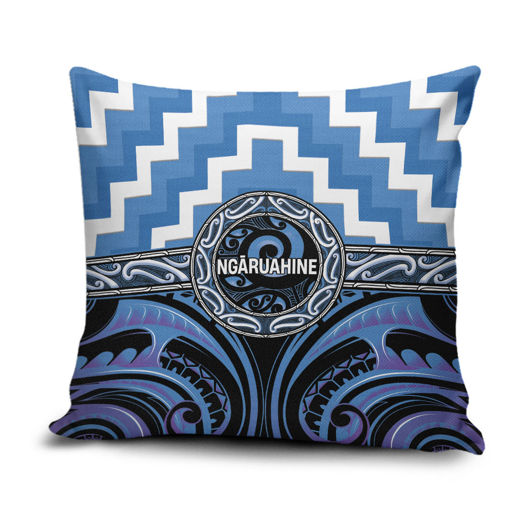 Aotearoa Ngaruahine Pillow Cover Maori Iwi Poutama Puhoro Tattoo