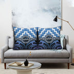 Aotearoa Ngaruahine Pillow Cover Maori Iwi Poutama Puhoro Tattoo