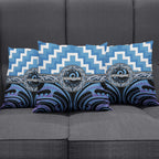 Aotearoa Ngaruahine Pillow Cover Maori Iwi Poutama Puhoro Tattoo