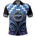 Aotearoa Ngaruahine Personalised Polo Shirt Maori Iwi Poutama Puhoro Tattoo