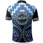 Aotearoa Ngaruahine Personalised Polo Shirt Maori Iwi Poutama Puhoro Tattoo