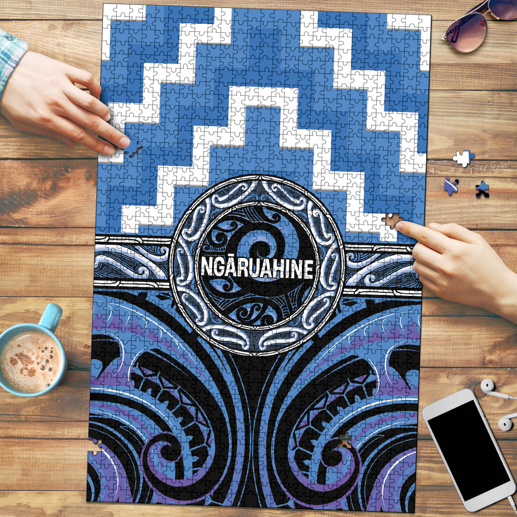 Aotearoa Ngaruahine Puzzle Maori Iwi Poutama Puhoro Tattoo