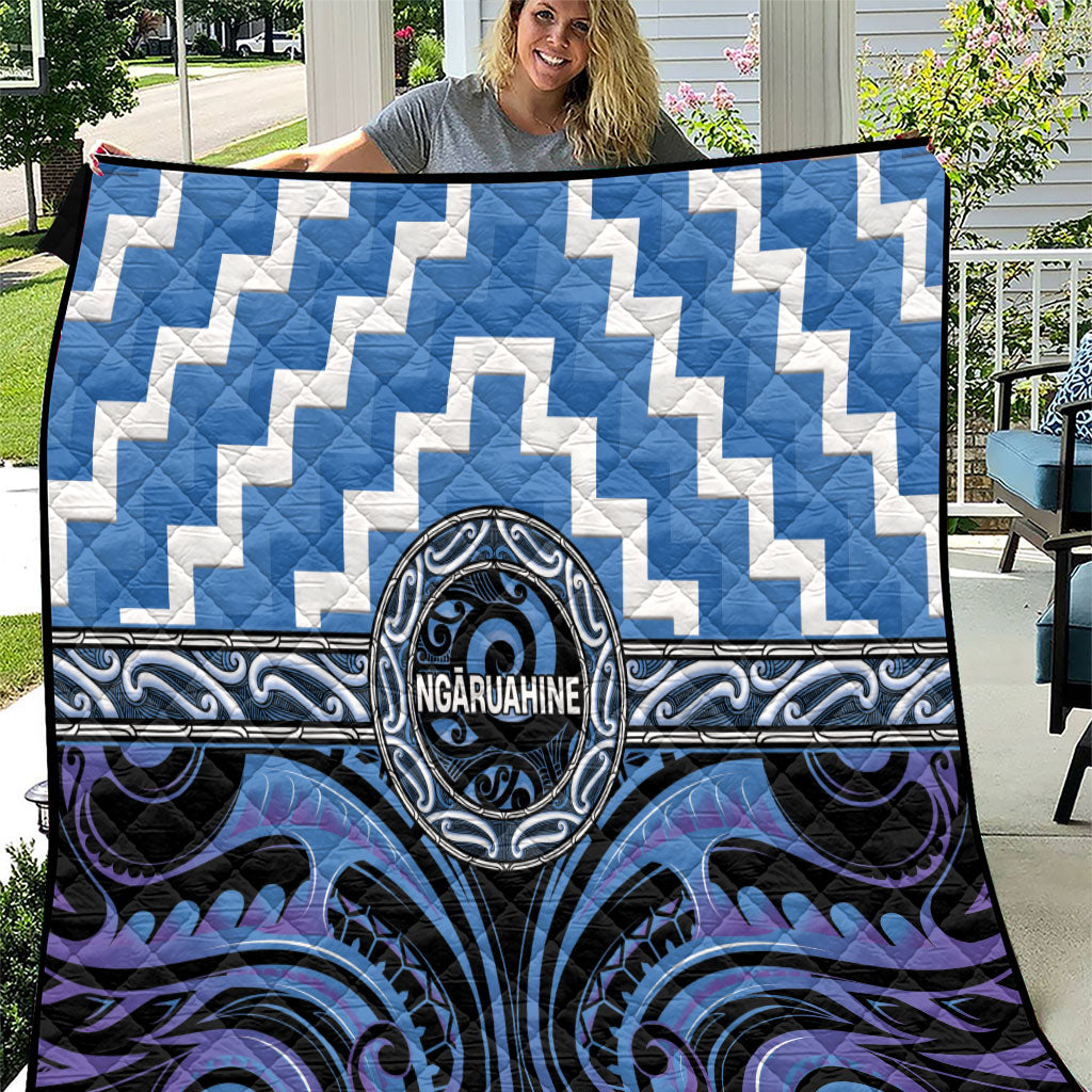 Aotearoa Ngaruahine Quilt Maori Iwi Poutama Puhoro Tattoo