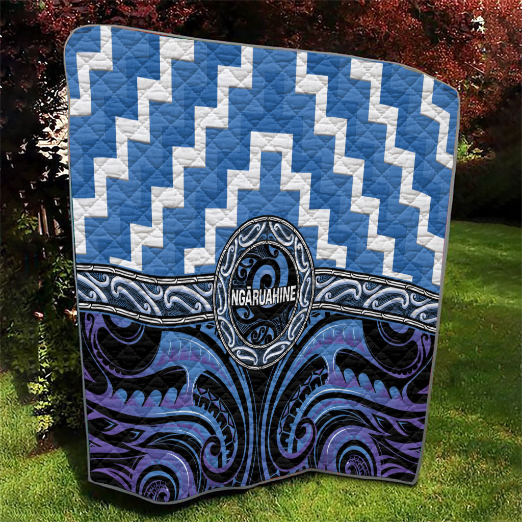 Aotearoa Ngaruahine Quilt Maori Iwi Poutama Puhoro Tattoo
