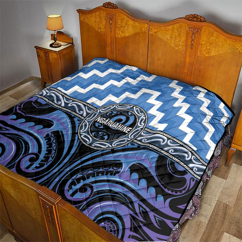 Aotearoa Ngaruahine Quilt Maori Iwi Poutama Puhoro Tattoo
