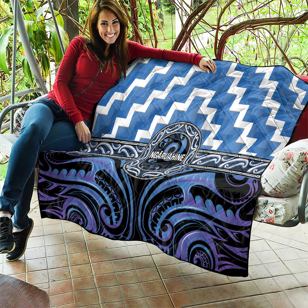 Aotearoa Ngaruahine Quilt Maori Iwi Poutama Puhoro Tattoo