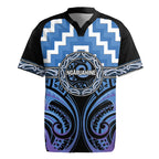 Aotearoa Ngaruahine Personalised Rugby Jersey Maori Iwi Poutama Puhoro Tattoo