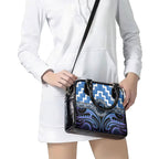 Aotearoa Ngaruahine Shoulder Handbag Maori Iwi Poutama Puhoro Tattoo