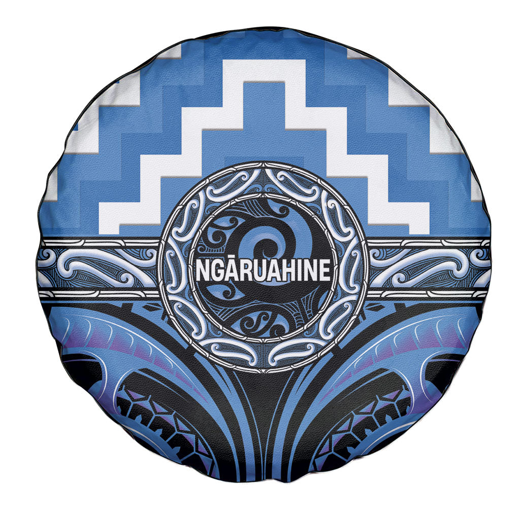 Aotearoa Ngaruahine Spare Tire Cover Maori Iwi Poutama Puhoro Tattoo