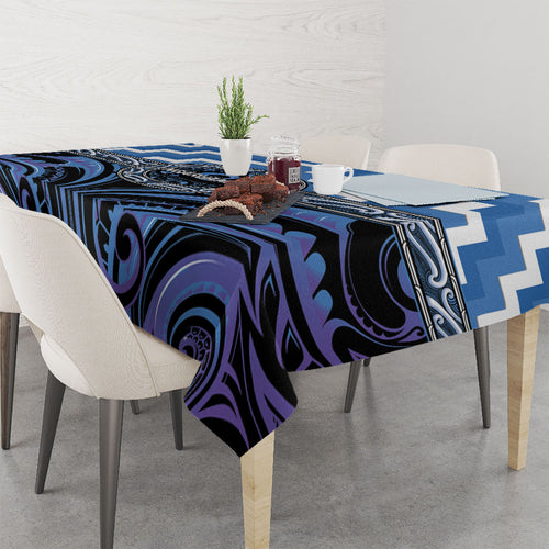 Aotearoa Ngaruahine Tablecloth Maori Iwi Poutama Puhoro Tattoo
