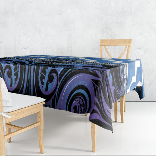 Aotearoa Ngaruahine Tablecloth Maori Iwi Poutama Puhoro Tattoo
