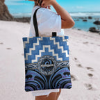 Aotearoa Ngaruahine Tote Bag Maori Iwi Poutama Puhoro Tattoo