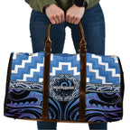 Aotearoa Ngaruahine Travel Bag Maori Iwi Poutama Puhoro Tattoo