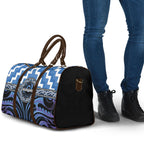 Aotearoa Ngaruahine Travel Bag Maori Iwi Poutama Puhoro Tattoo
