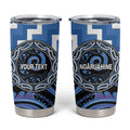 Aotearoa Ngaruahine Personalised Tumbler Cup Maori Iwi Poutama Puhoro Tattoo
