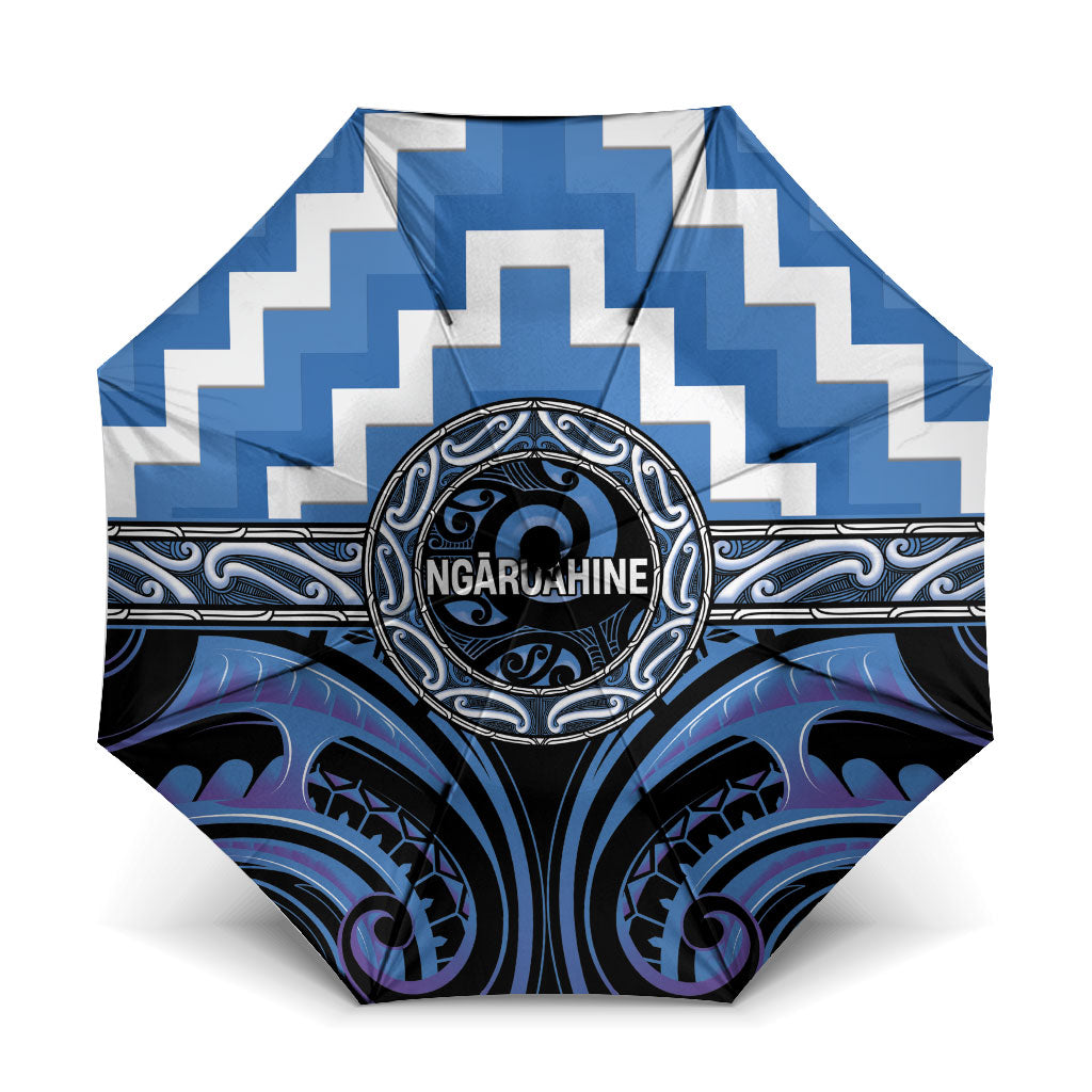 Aotearoa Ngaruahine Umbrella Maori Iwi Poutama Puhoro Tattoo