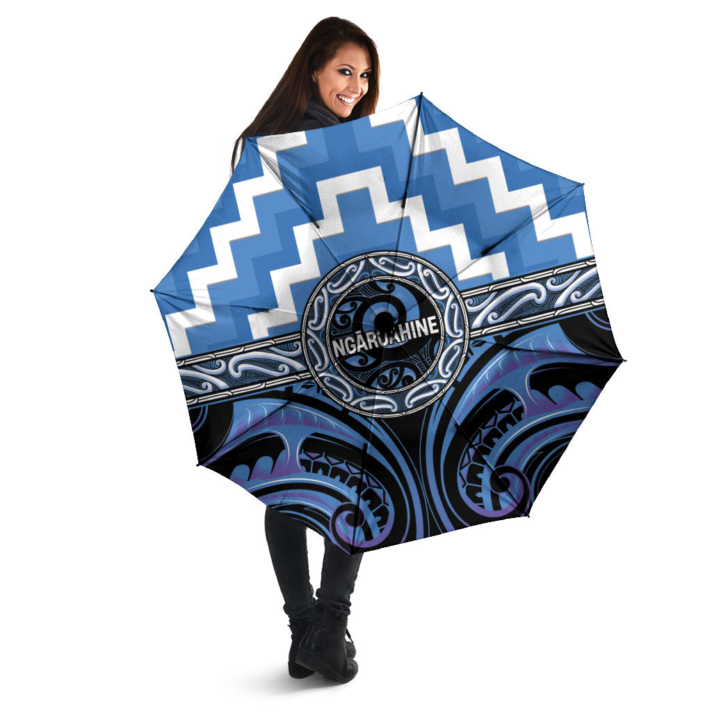 Aotearoa Ngaruahine Umbrella Maori Iwi Poutama Puhoro Tattoo