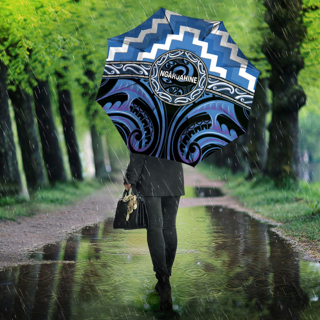Aotearoa Ngaruahine Umbrella Maori Iwi Poutama Puhoro Tattoo