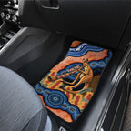 Personalised Australia Kangaroo Didgeridoo Car Mats Bottlebrush Flowers Indigenous Art