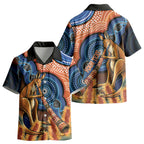 Personalised Australia Kangaroo Didgeridoo Kid Hawaiian Shirt Bottlebrush Flowers Indigenous Art