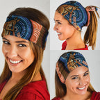 Personalised Australia Kangaroo Didgeridoo Neck Gaiter Bottlebrush Flowers Indigenous Art