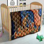 Personalised Australia Kangaroo Didgeridoo Quilt Bottlebrush Flowers Indigenous Art