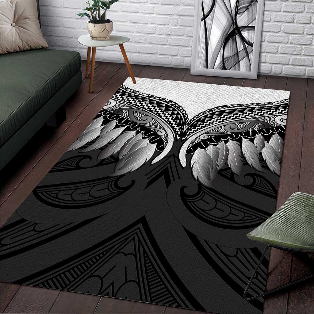 Poutama Korowai New Zealand Area Rug Aotearoa Maori Tattoo - Aussie Hoodie
