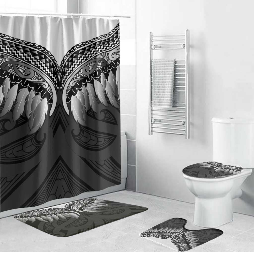 Poutama Korowai New Zealand Bathroom Set Aotearoa Maori Tattoo - Aussie Hoodie