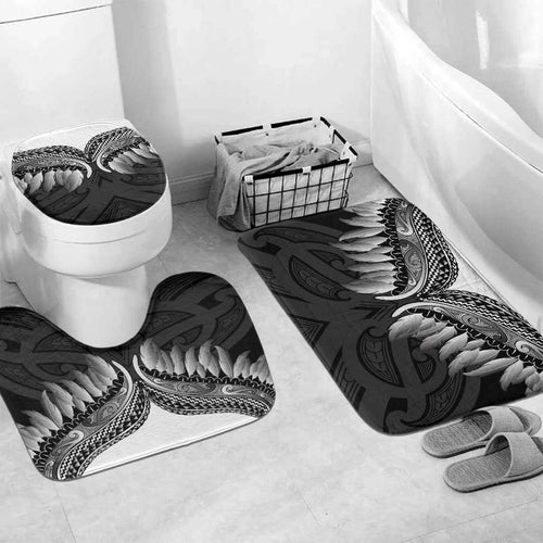 Poutama Korowai New Zealand Bathroom Set Aotearoa Maori Tattoo - Aussie Hoodie
