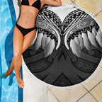 Poutama Korowai New Zealand Beach Blanket Aotearoa Maori Tattoo - Aussie Hoodie