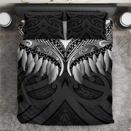 Poutama Korowai New Zealand Bedding Set Aotearoa Maori Tattoo - Aussie Hoodie