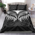 Poutama Korowai New Zealand Bedding Set Aotearoa Maori Tattoo - Aussie Hoodie