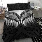 Poutama Korowai New Zealand Bedding Set Aotearoa Maori Tattoo - Aussie Hoodie