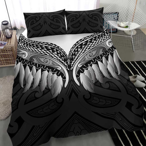 Poutama Korowai New Zealand Bedding Set Aotearoa Maori Tattoo - Aussie Hoodie