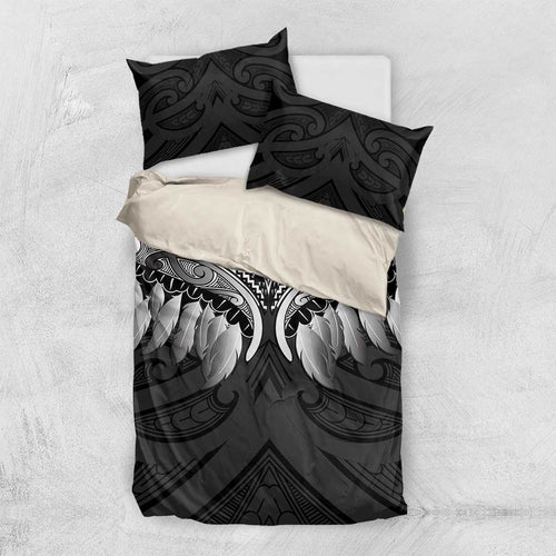 Poutama Korowai New Zealand Bedding Set Aotearoa Maori Tattoo - Aussie Hoodie