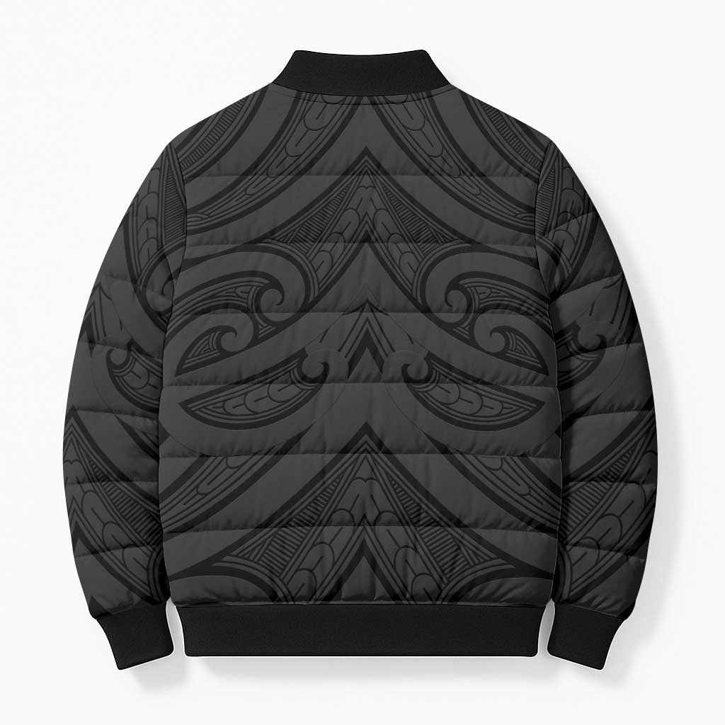 Poutama Korowai New Zealand Bomber Puffer Jacket Aotearoa Maori Tattoo - Aussie Hoodie
