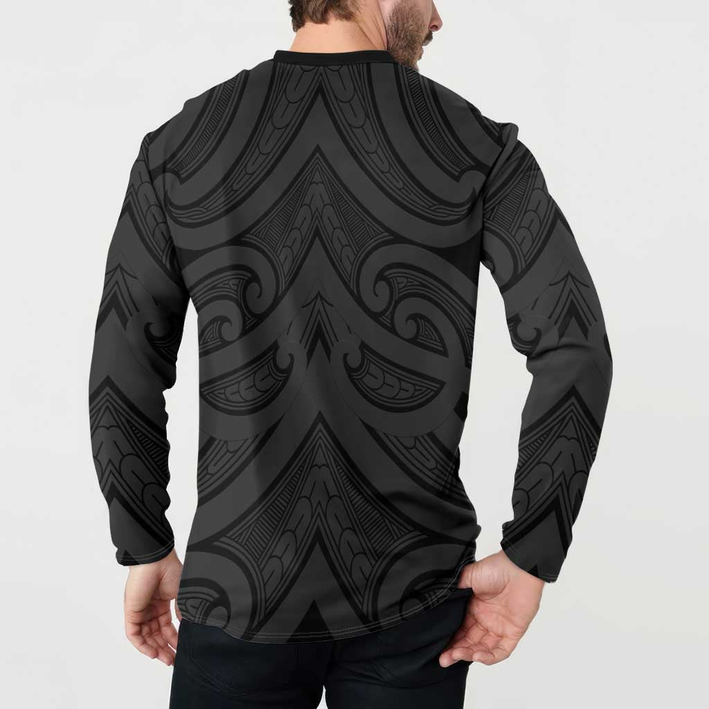 Poutama Korowai New Zealand Button Sweatshirt Aotearoa Maori Tattoo - Aussie Hoodie