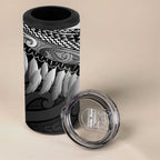 Poutama Korowai New Zealand 4 in 1 Can Cooler Tumbler Aotearoa Maori Tattoo - Aussie Hoodie