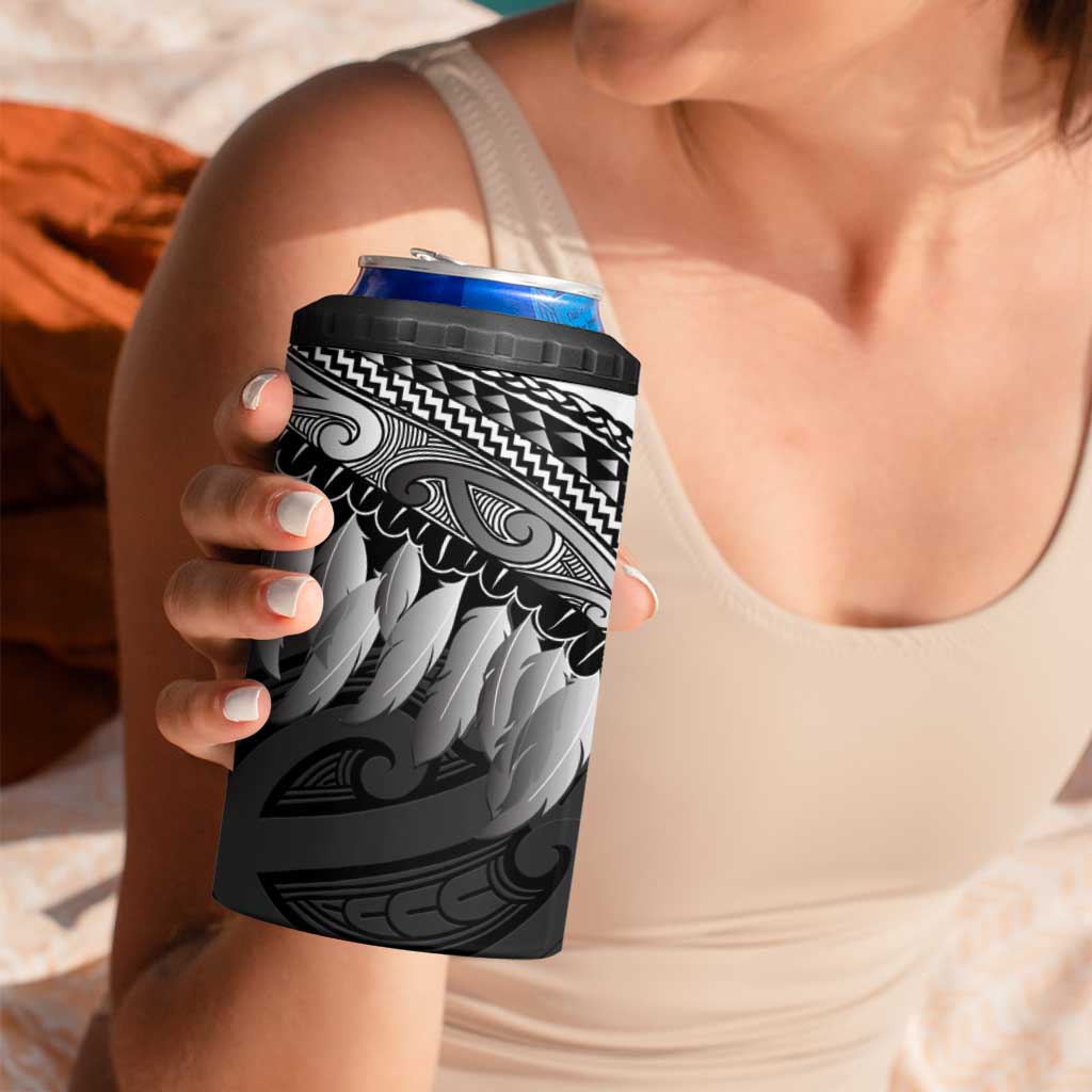 Poutama Korowai New Zealand 4 in 1 Can Cooler Tumbler Aotearoa Maori Tattoo - Aussie Hoodie