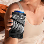 Poutama Korowai New Zealand 4 in 1 Can Cooler Tumbler Aotearoa Maori Tattoo - Aussie Hoodie