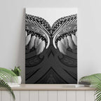 Poutama Korowai New Zealand Canvas Wall Art Aotearoa Maori Tattoo - Aussie Hoodie