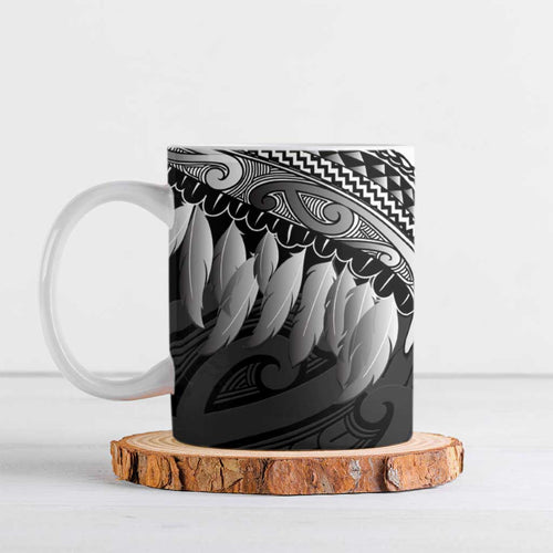 Poutama Korowai New Zealand Ceramic Mug Aotearoa Maori Tattoo - Aussie Hoodie